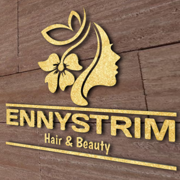 EnnyStrim Hair & Beauty 3D Logo